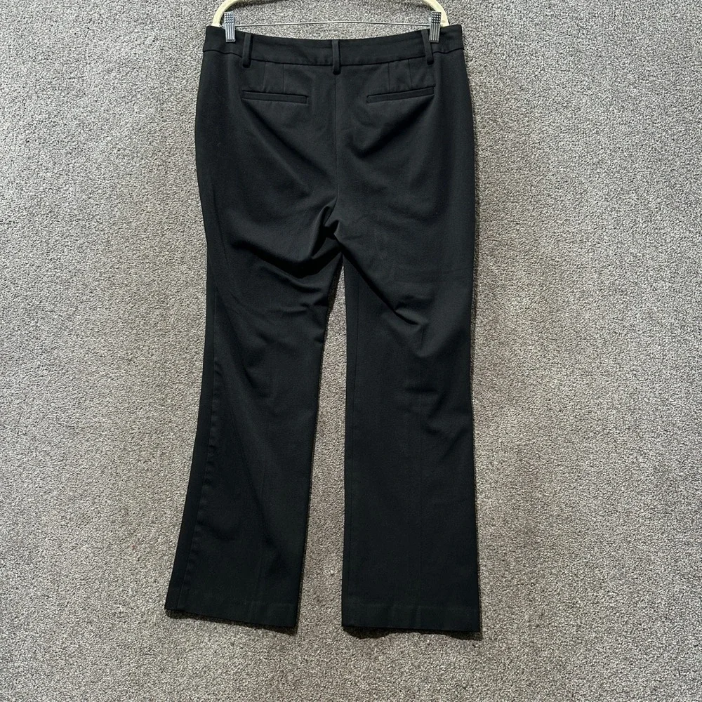 Talbots Barely Boot Black Dress Pants Womens 12 Professional Office Trousers